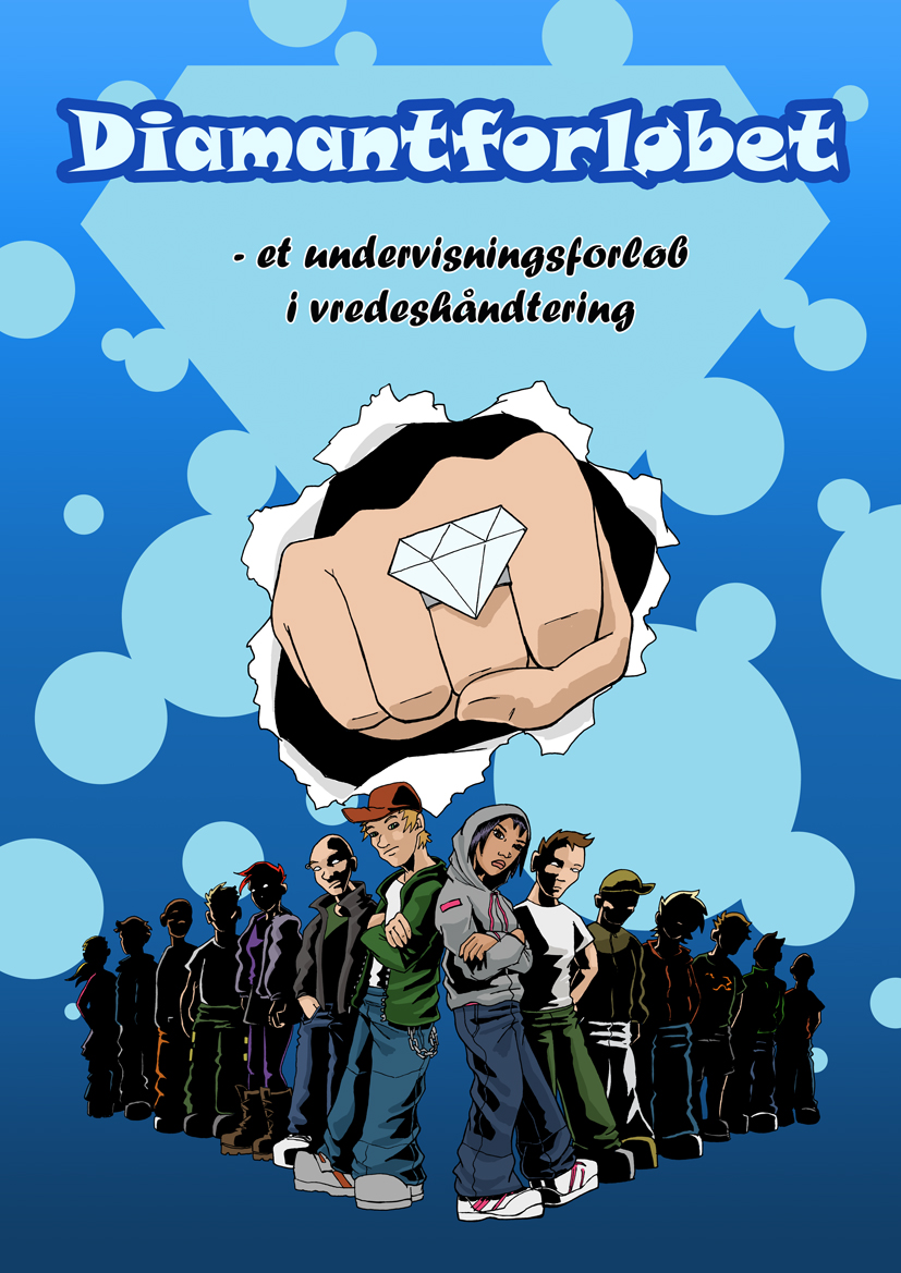Plakat for Diamantforløbet — et undervisningsforløb i vredeshåndtering for unge